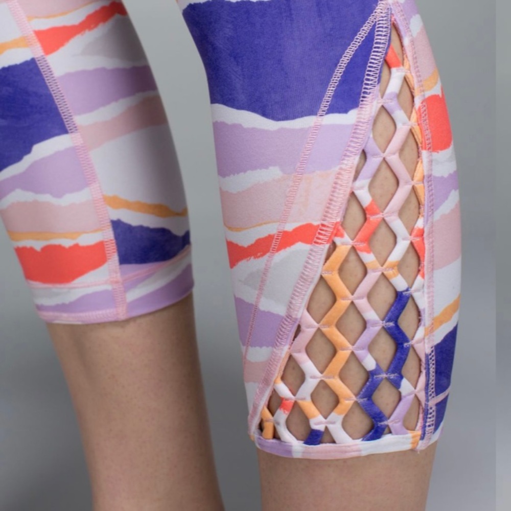 Lululemon True Self Crop In Iris Flower - image 4